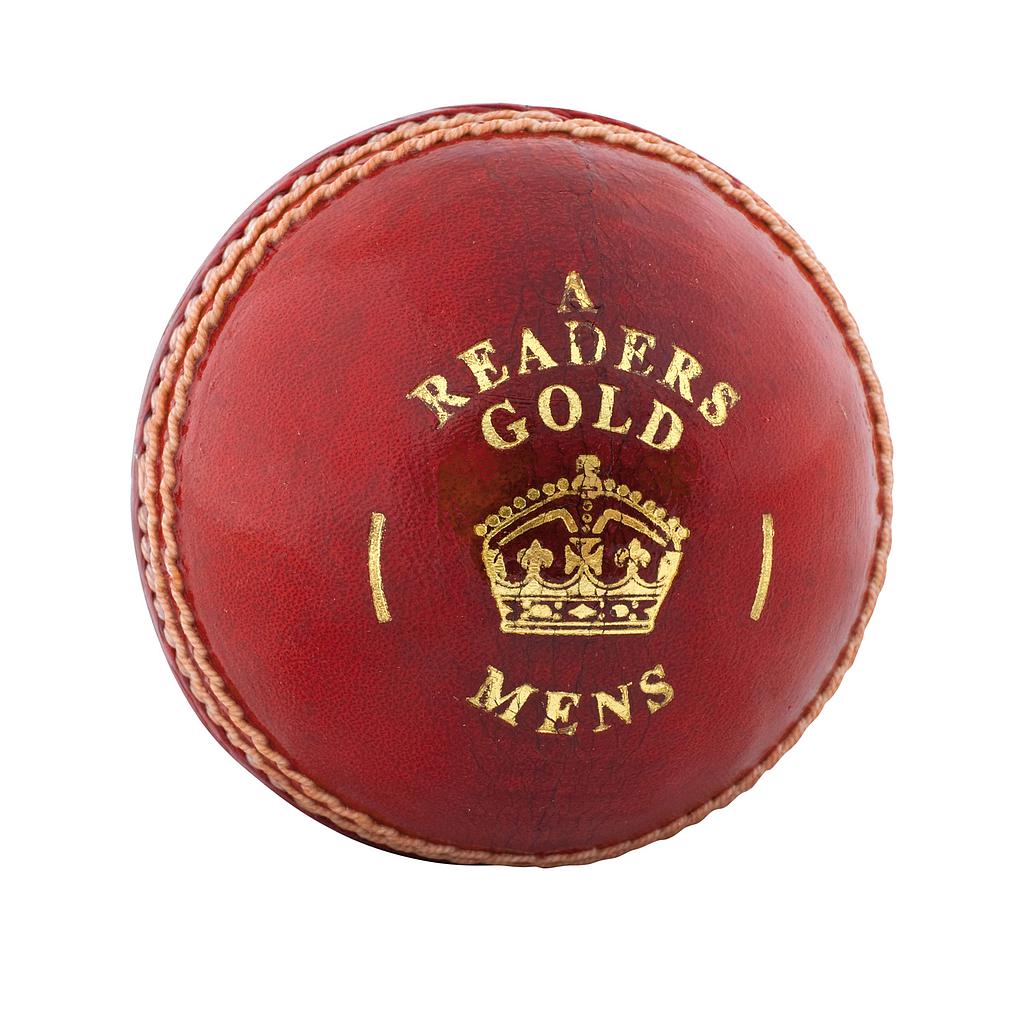 Readers Gold 'A' Cricket Ball  Mens - Picture 1 of 1